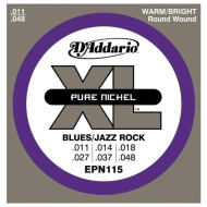 D'Addario EPN115 Pure Nickel 11-48 húrkészlet