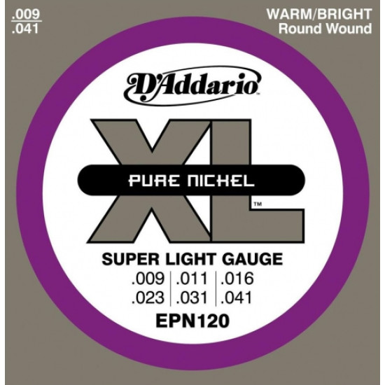 DAddario EPN120 Pure Nickel 09-41 húrkészlet