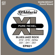D'Addario EPN21 Pure Nickel 12-51 húrkészlet
