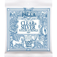 Ernie Ball Ernesto Palla Clear & Silver húrkészlet