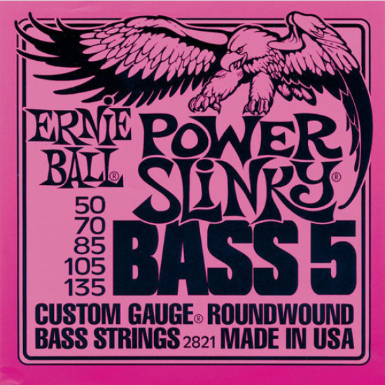 Ernie Ball Power Slinky 5-húros 50-135 készlet