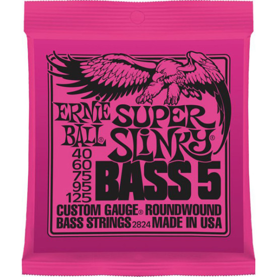 Ernie Ball Super Slinky 5-húros 40-125 készlet