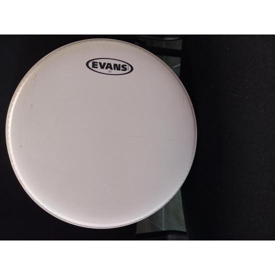 EVANS B12G2 Kétrétegü Pergő/TOM felső bőr fehér /a képen látható festékhibával/