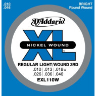 D'Addario EXL110W 10-46 készlet