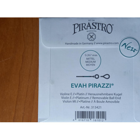 Pirastro Evah Pirazzi Platina bevonatos hegedű E húr/kivehető golyóval/