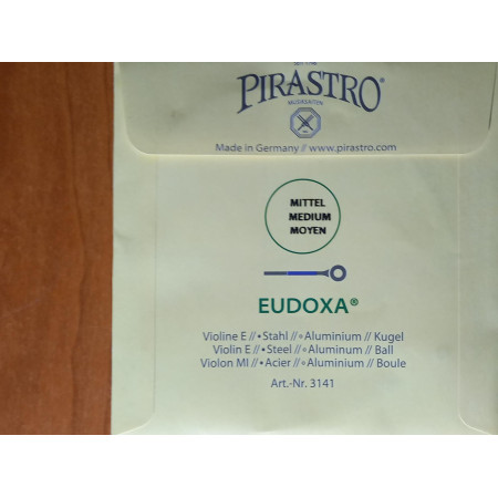 Pirastro Eudoxa hegedű  E húr acél mag tekercselt alumínium bevonattal /medium, golyós/