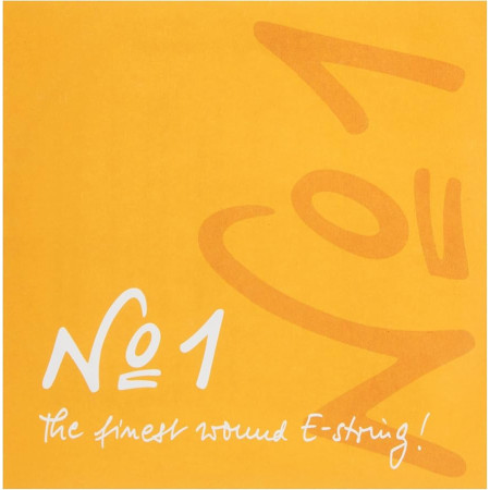 Pirastro NO.1 acél magra tekercselt krómacél bevonatos hegedű E húr /golyós,medium/