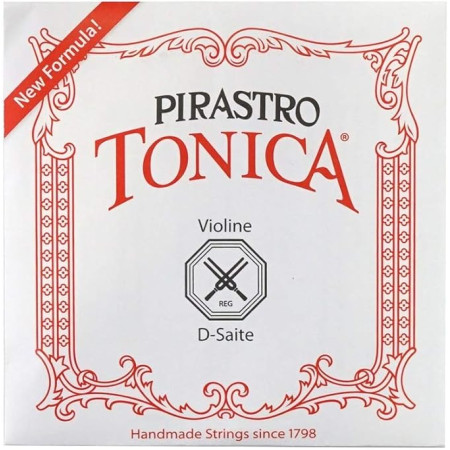 Pirastro Tonica hegedű D húr nylon mag tekercselt ezüst bevonattal /medium,golyós/