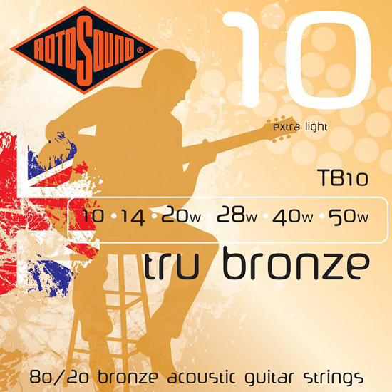 Rotosound 80/20 bronz húrkészlet 10-50