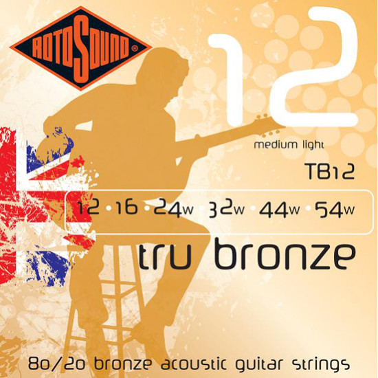 Rotosound 80/20 bronz húrkészlet 12-54