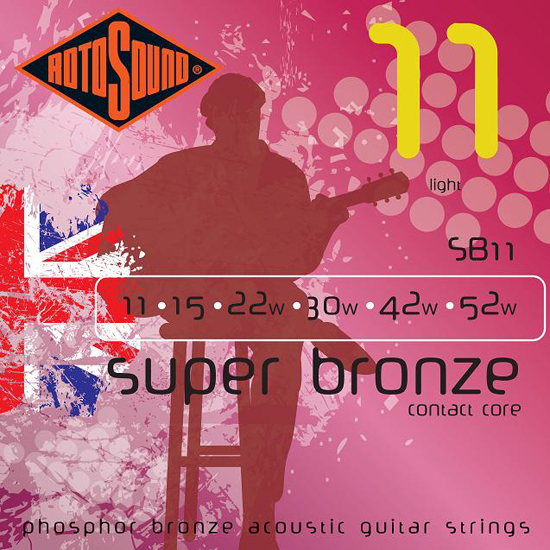 Rotosound Foszfor-bronz (Country Gold) 11-52 húrkészlet