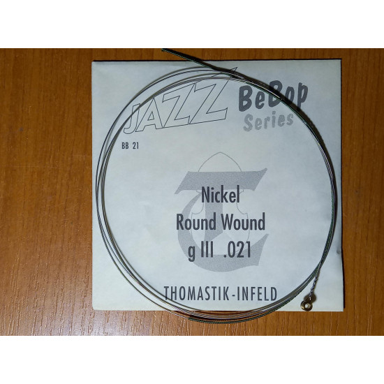 Thomastik BB21tekercselt nikkel jazzgitár szálhúr /Nickel Round Wound0,021/(régi csomagolás)
