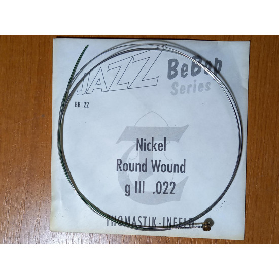 Thomastik BB22tekercselt nikkel jazzgitár szálhúr /Nickel Round Wound0,022/(régi csomagolás)
