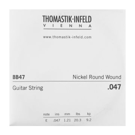 Thomastik BB47 tekercselt nikkel jazzgitár szálhúr /Nickel Round Wound0,047/