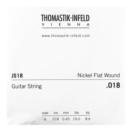 Thomastik JS18 csiszolt nikkel jazzgitár szálhúr /Nickel Flat Wound 0,018/