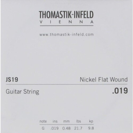 Thomastik JS19 csiszolt nikkel jazzgitár szálhúr /Nickel Flat Wound 0,019/