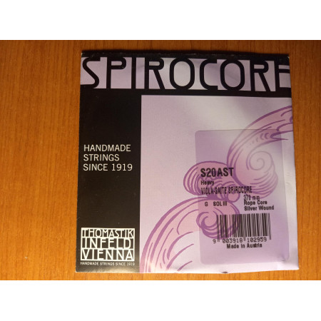 Thomastik Spirocore brácsa G húr ezüst heavy S20AST Thomastik Spirocore brácsa G húr ezüst heavy S20AST