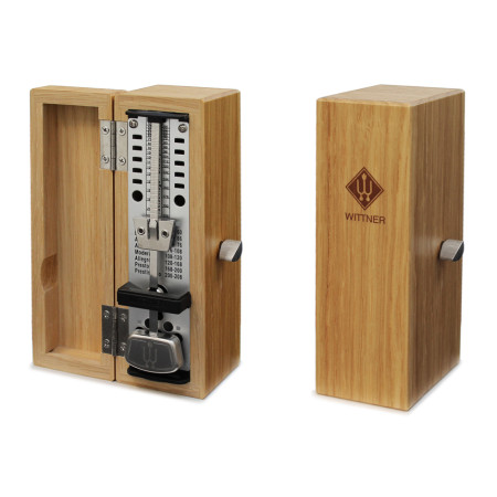 Wittner Super Mini fa metronóm matt tölgy színben